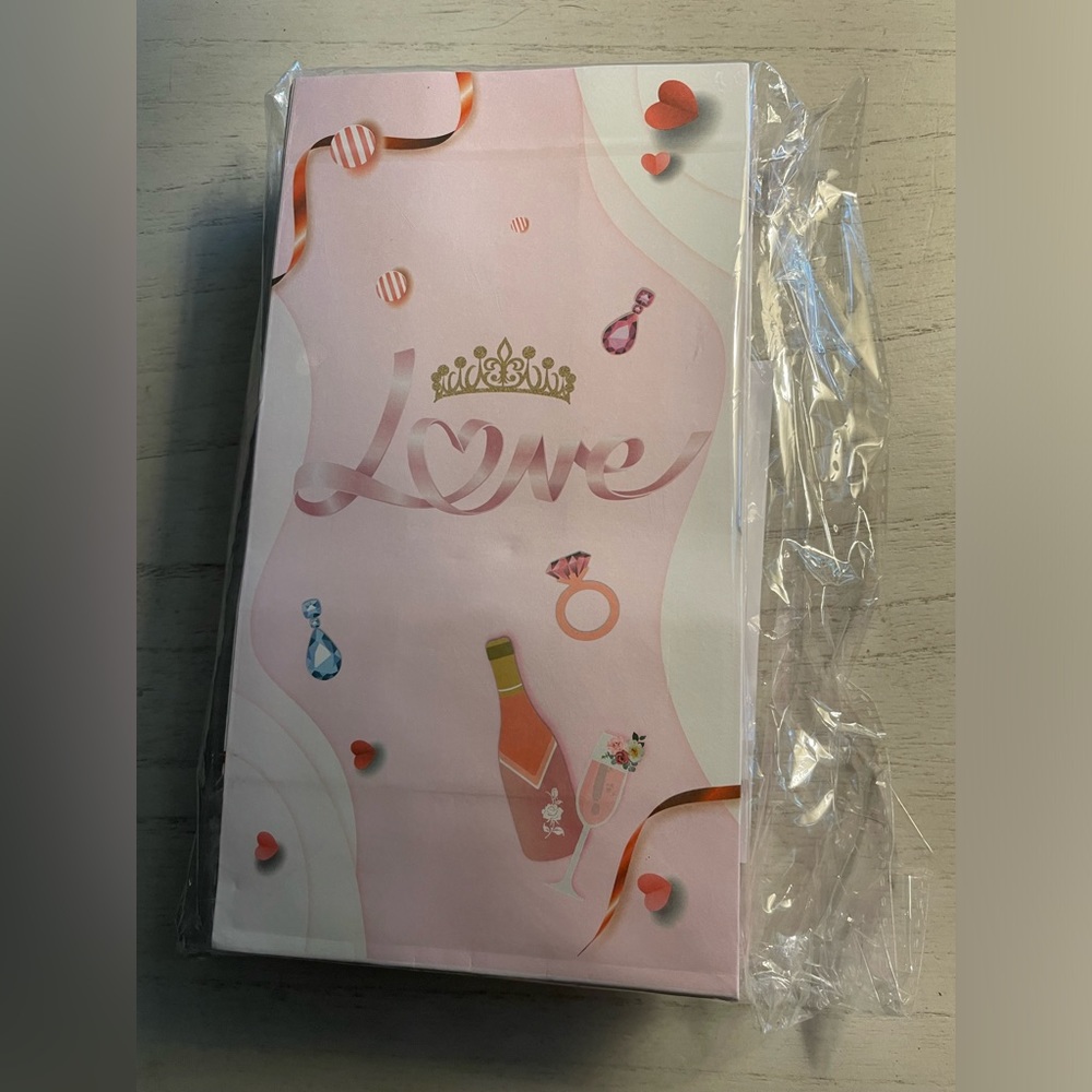 Bridal shower party bags & stickers